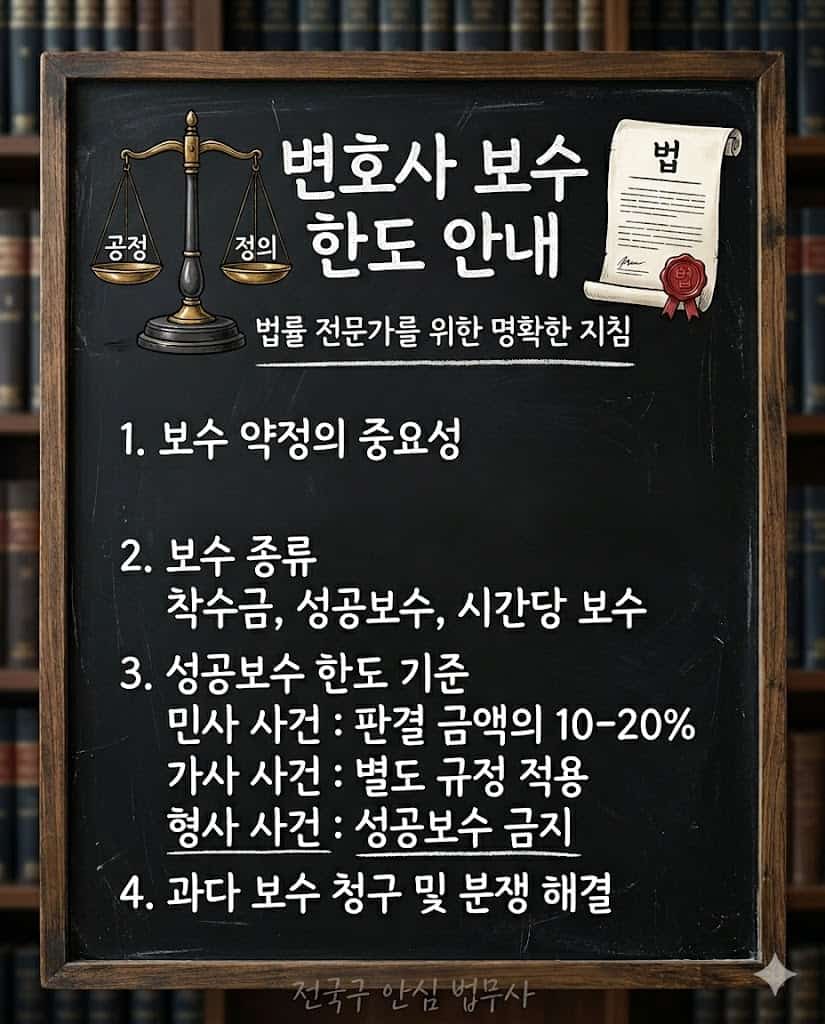 변호사 보수 소송비용 산입 한도 및 강제집행 절차 요약