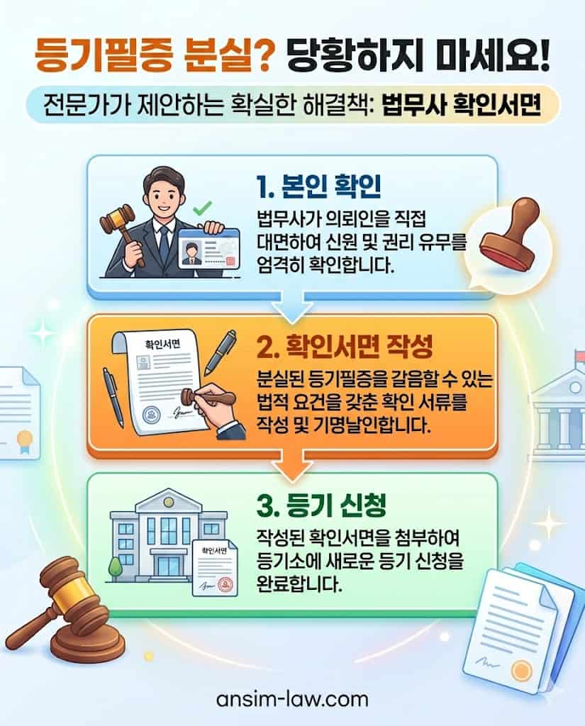 등기필증 분실 시 확인서면 제도를 통한 등기 말소 방법