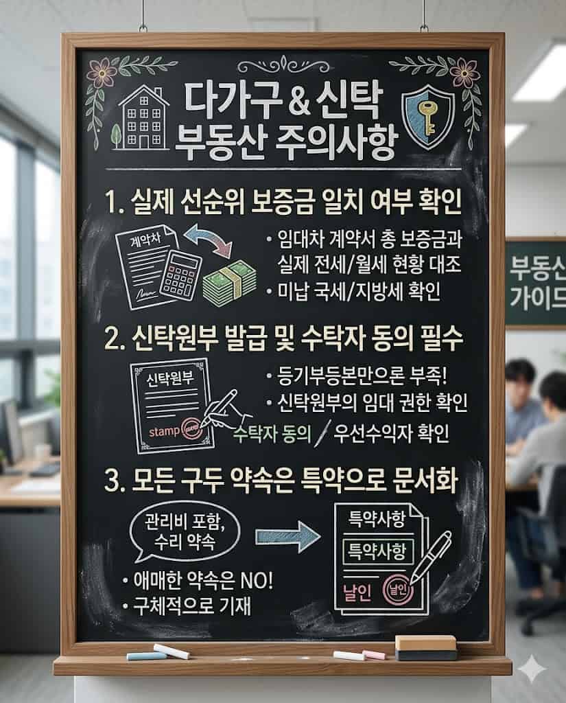 다가구 및 신탁 부동산 안전 점검 리스트