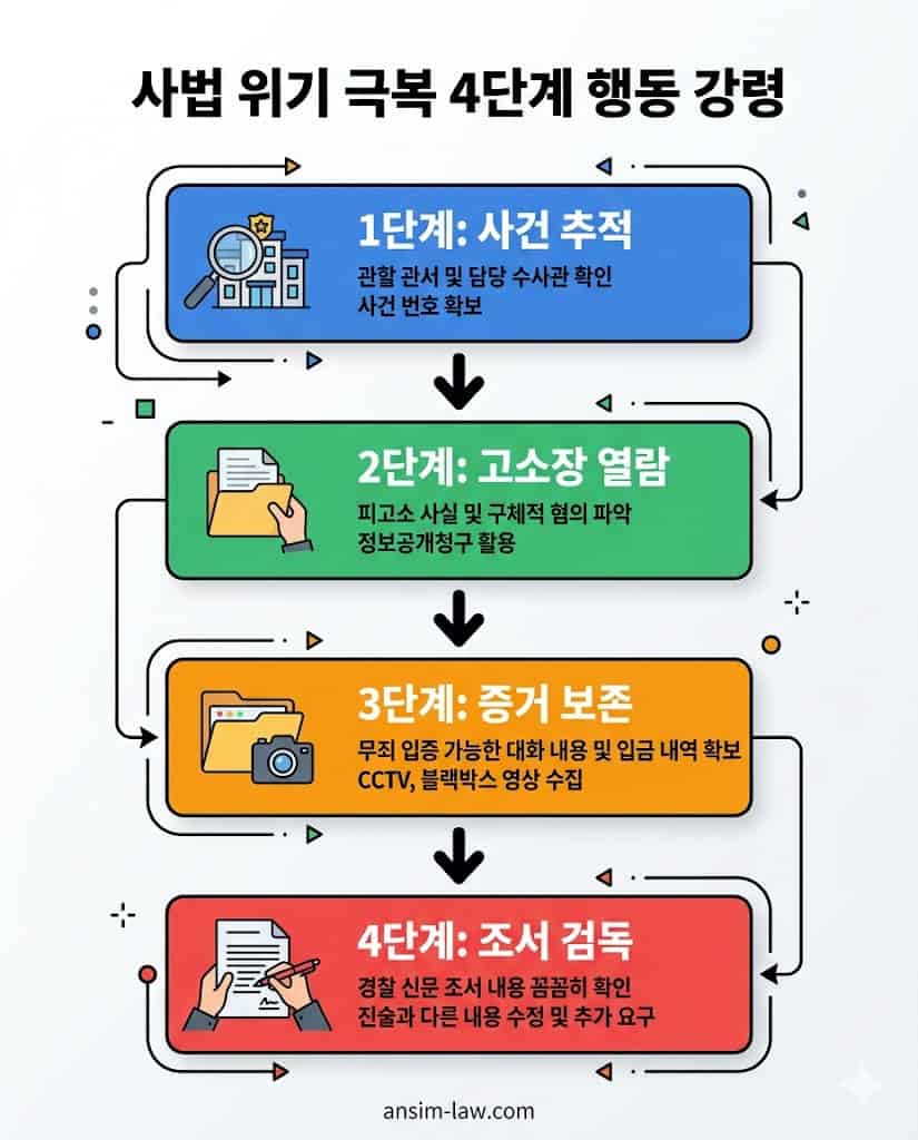 카드깡 사기 혐의 및 고소 대응을 위한 4단계 행동 강령
