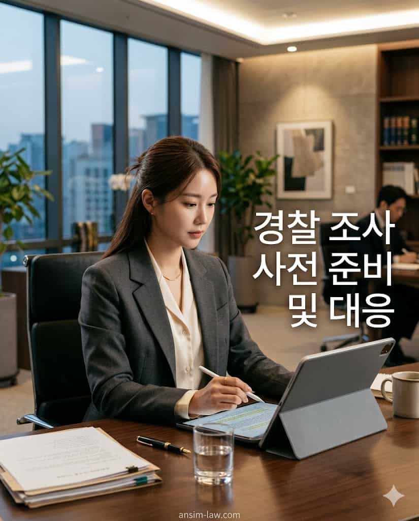 경찰 조사 출석 요구 시 고소장 확보 및 진술 대비 이미지