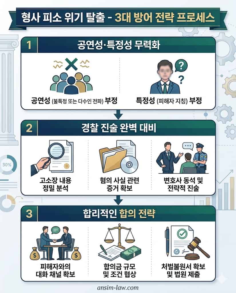 단톡방 피소 위기 탈출을 위한 안심 법무사 3대 방어 전략도