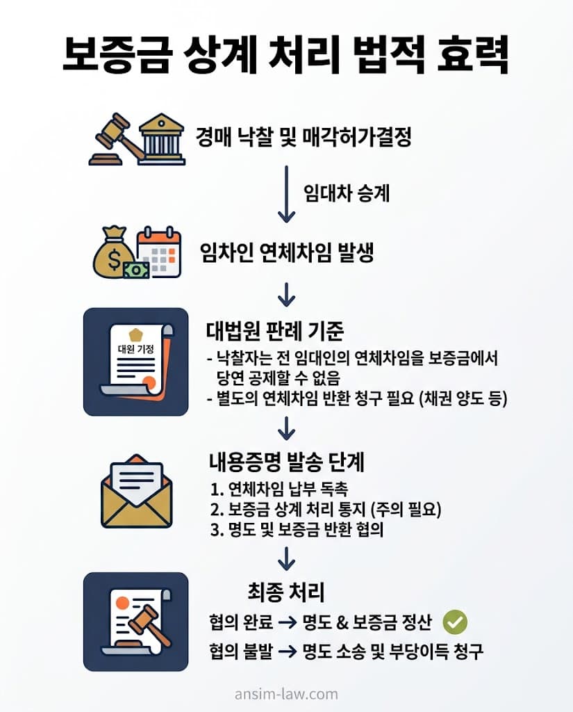 부당이득반환청구소송 절차 및 상가 명도소송 대법원 판례 플로우차트