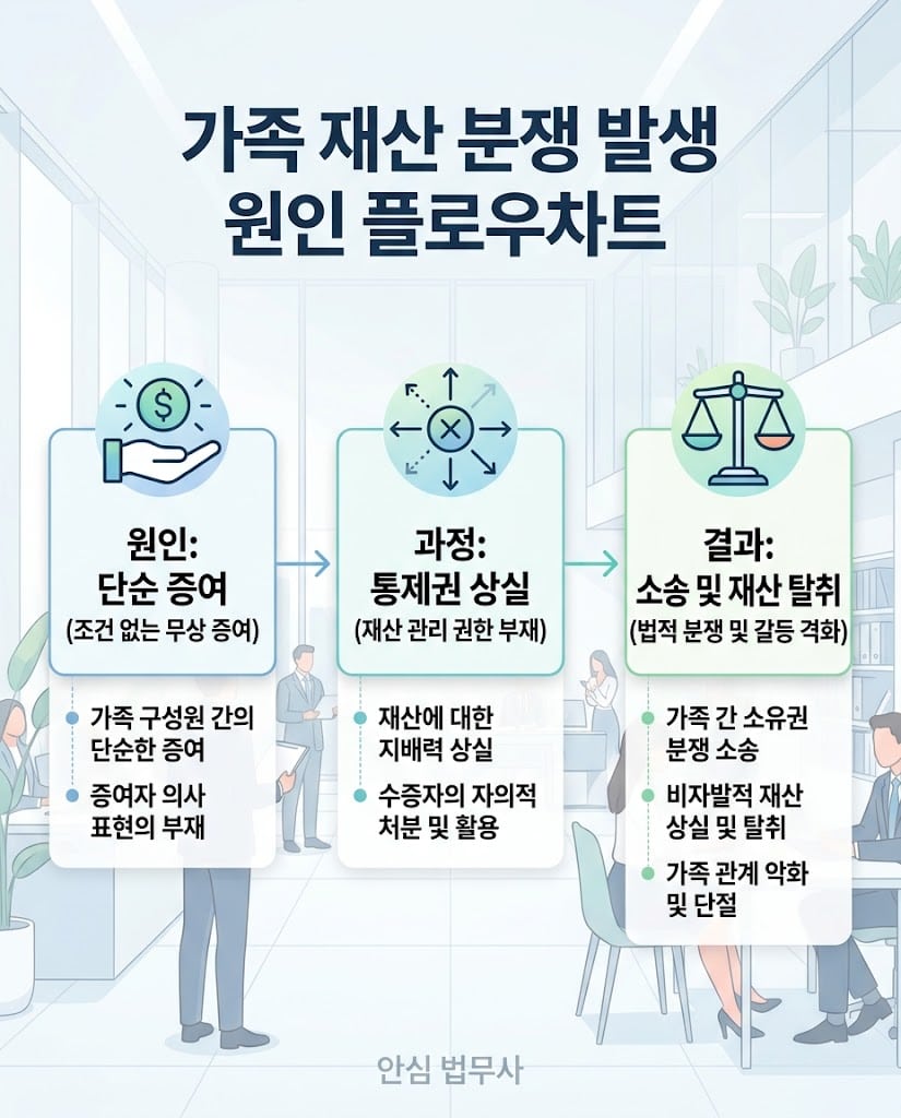 증여계약서 작성 시 발생하는 세금 폭탄 및 소유권 상실 분쟁 방어를 위한 부동산 법무사 수수료 가치 분석