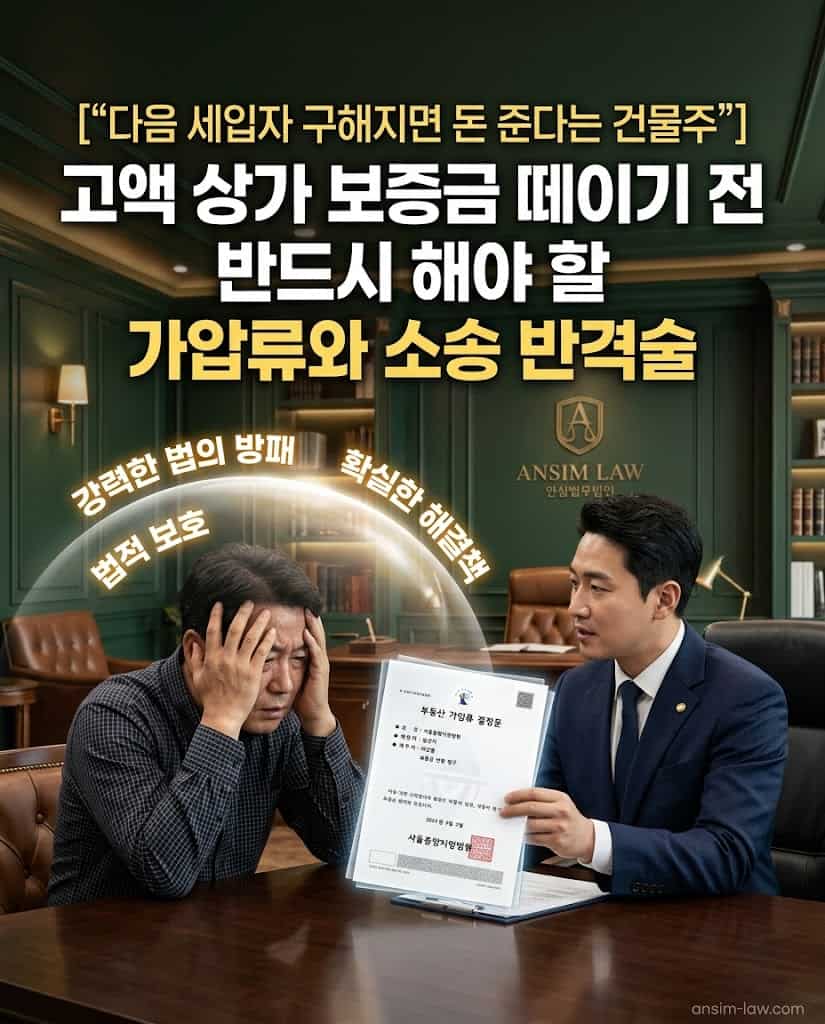 상가 임대차보증금 반환청구 소송 및 명도소송 변호사 비용 청구 성공 완료