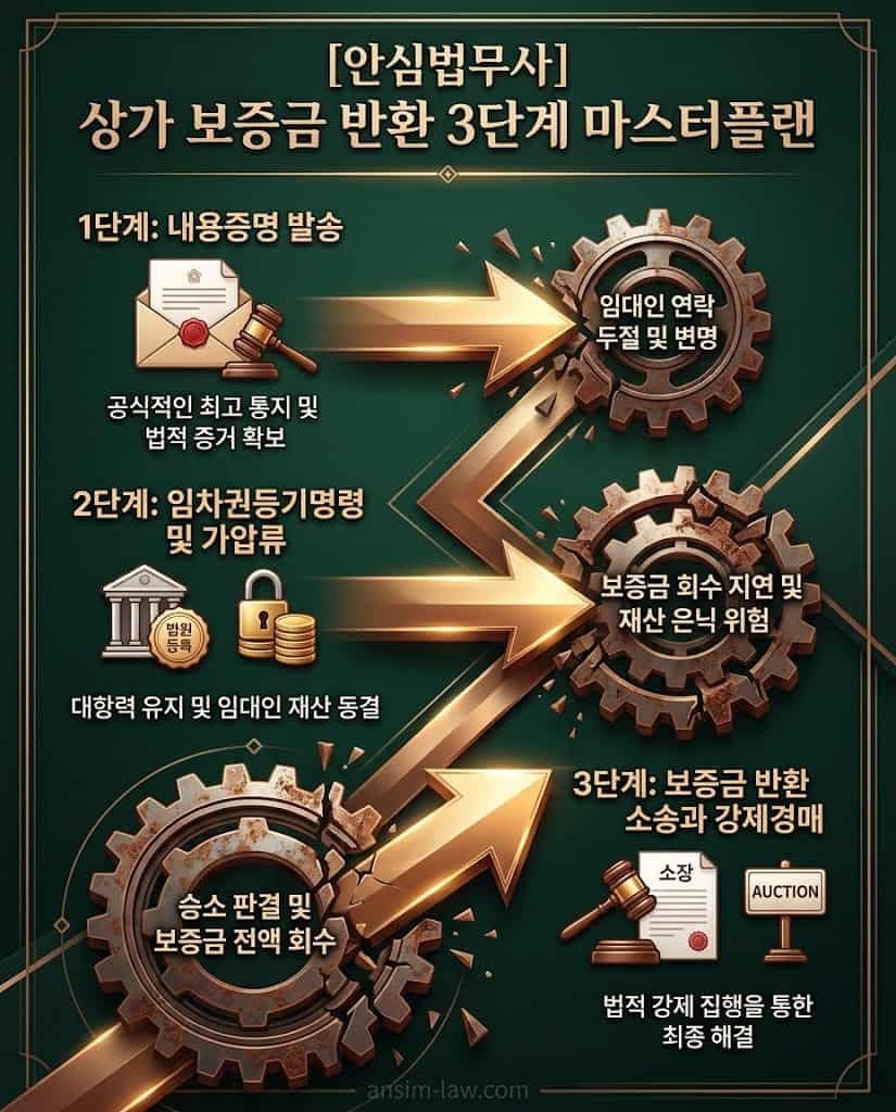 상가 임대차보증금 반환청구 소송 및 부동산 처분금지가처분 방어 로드맵