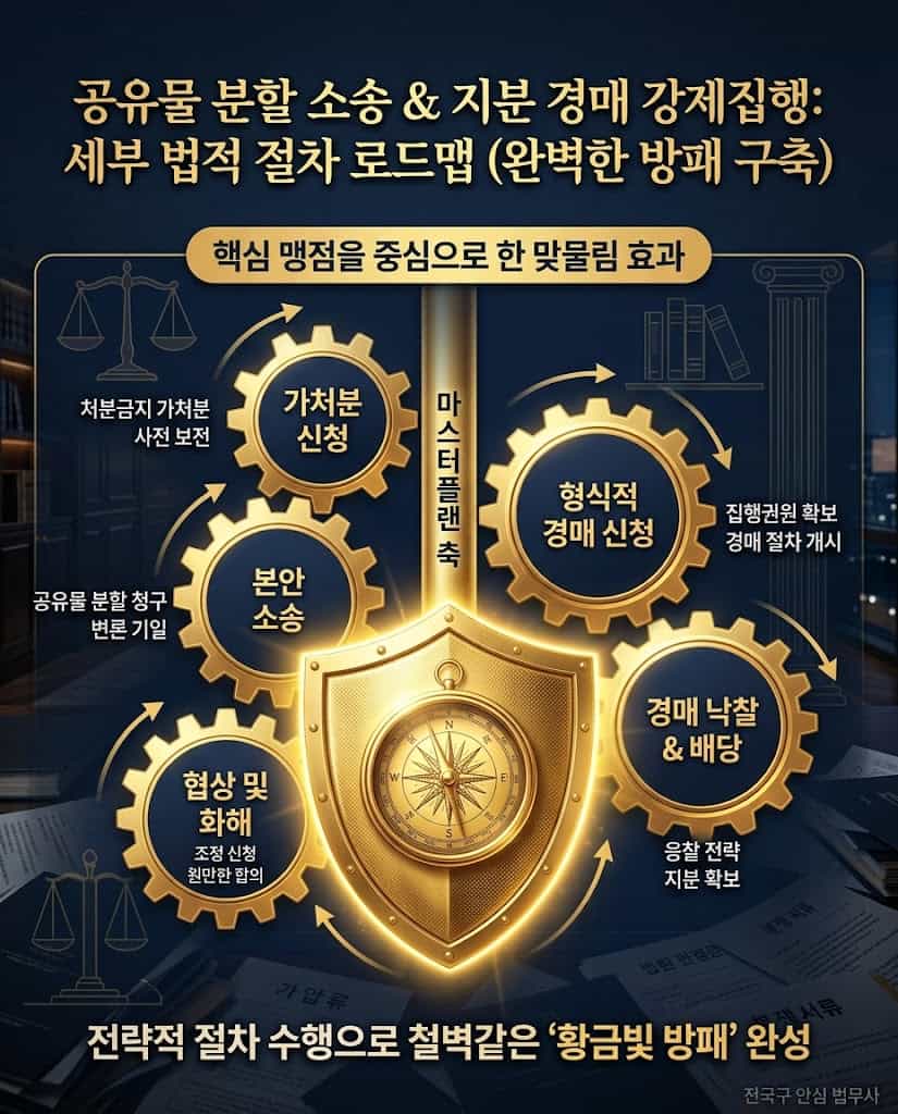 공유물 분할 법적 절차 세부 소송 실행 로드맵