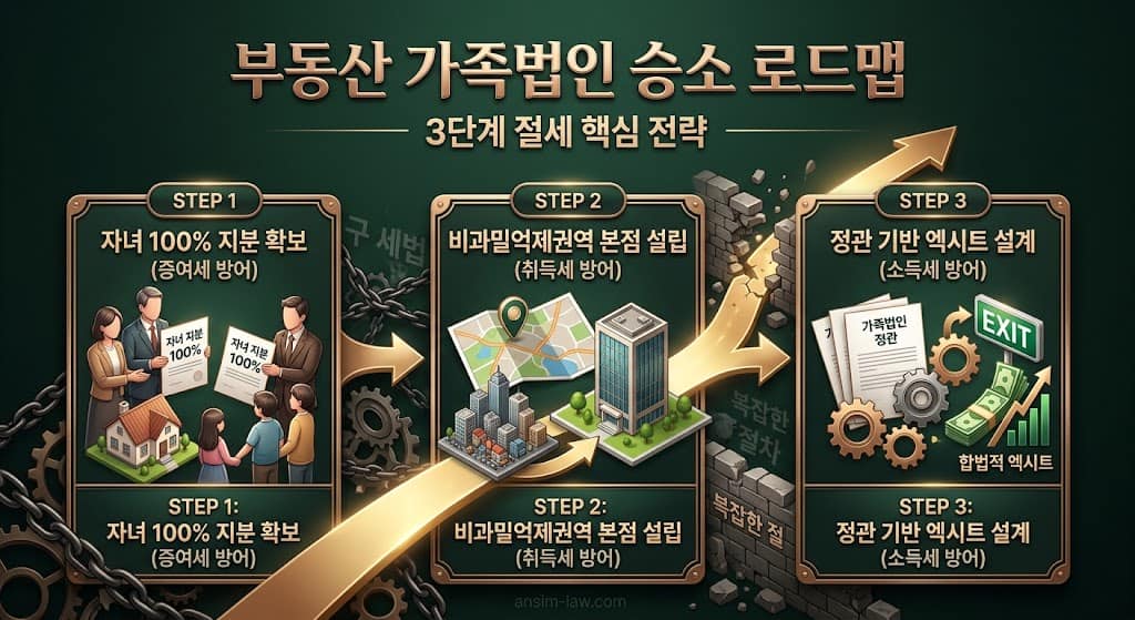 부동산 가족법인 설립 비용 및 국세청 세무조사 대응 절세 로드맵