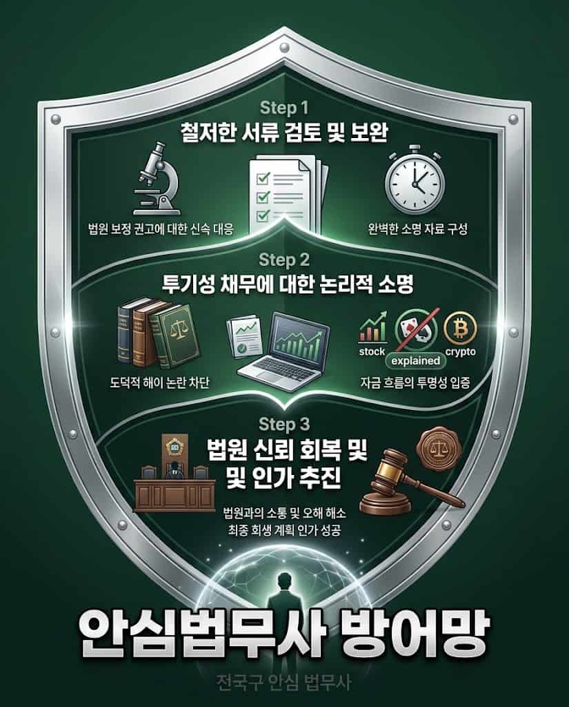 2026 안심법무사의 부동산 경매 방어 및 기각 방어 구조도