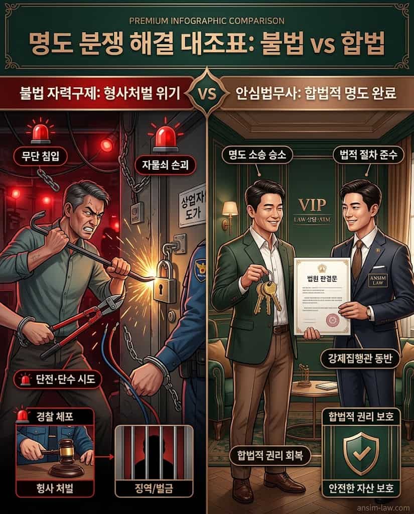 상가 명도소송 비용 방어표 및 부당이득반환 소송 강제집행 절차
