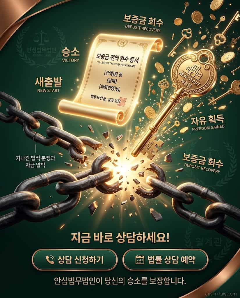 상가 임대차보증금 반환청구 소송 비용 및 강제집행 수임료 완벽 해결