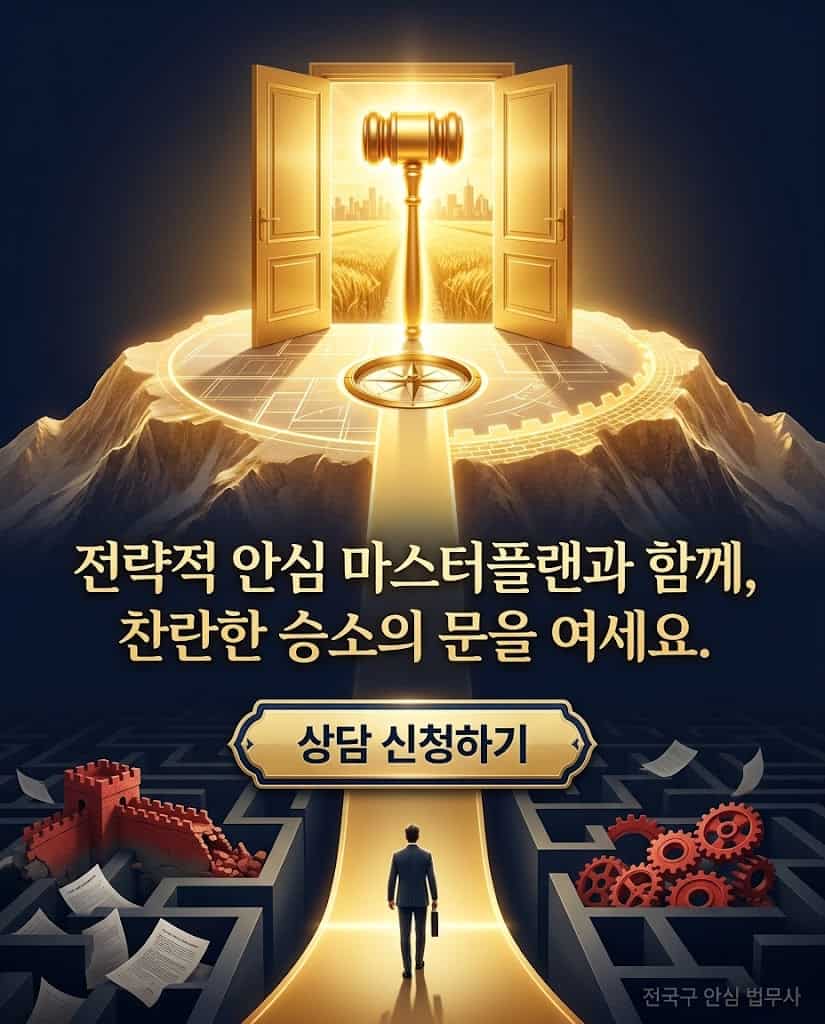 법적 분쟁을 끝내고 완벽한 승소로 이끄는 상징 이미지