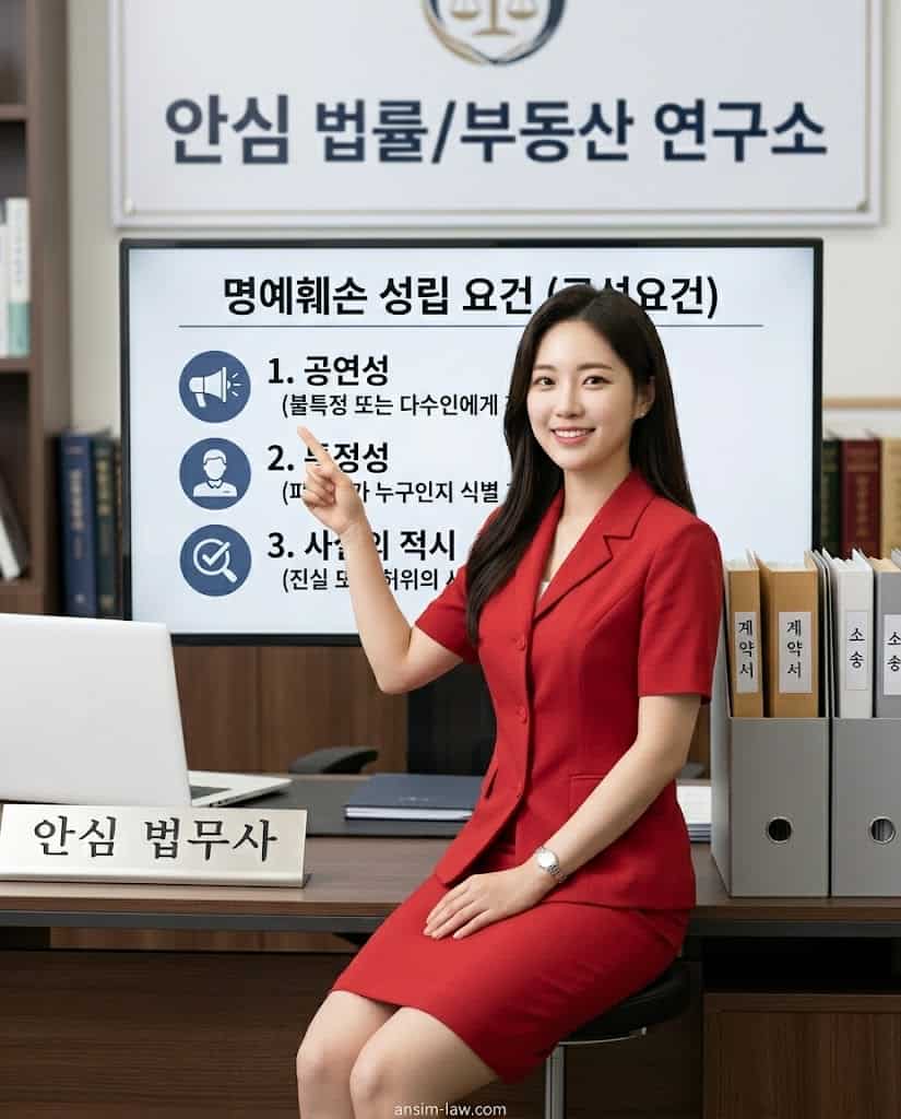 명예훼손 핵심 법리와 수사기관 대응 요령을 알기 쉽게 설명하는 안심 법무사