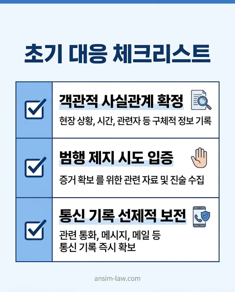 폭행 방조 무혐의 입증을 위해 수사 전 반드시 점검해야 할 실무 방어 체크리스트
