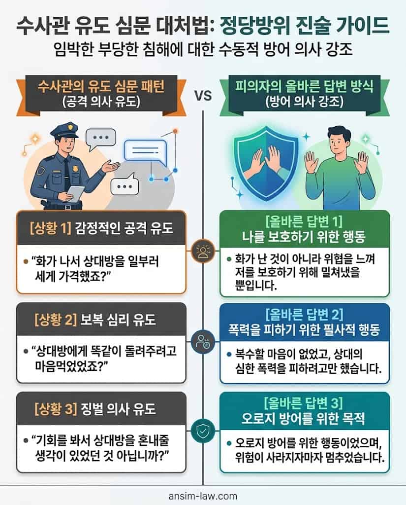 수사관의 함정 질문을 무력화하는 피의자신문조서 진술 방어 기술