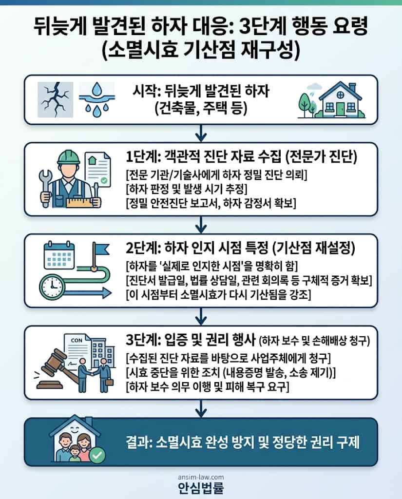 숨겨진 하자 발견 시 진단서 수집 및 객관적 입증을 위한 3단계 요령