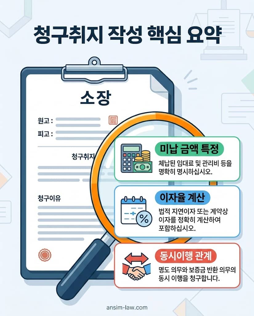 소장 청구취지 작성 시 반드시 확인해야 할 3가지 핵심 요건
