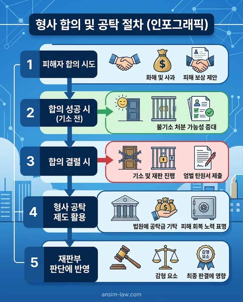 반의사불벌죄가 아닌 감금죄의 처벌 불원서 효력 및 형사 공탁 절차