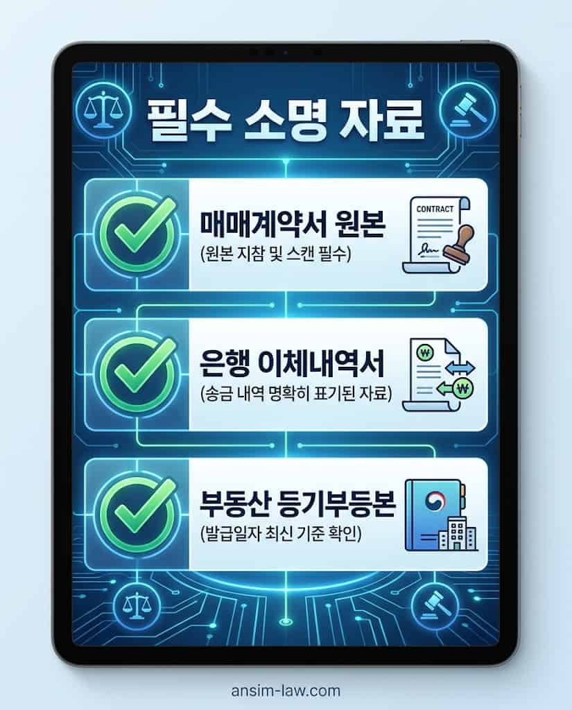 대법원 전자소송 가처분 신청 시 필수적으로 요구되는 소명 자료 목록