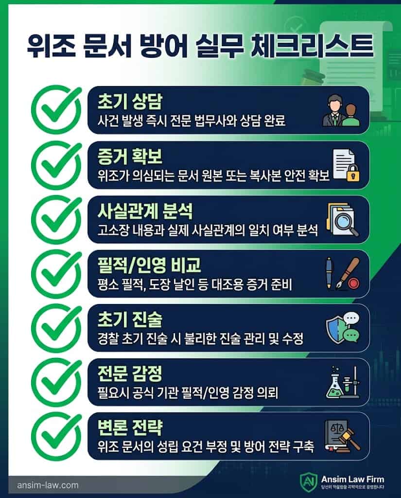 억울한 피의자가 골든타임을 놓치지 않기 위해 출석 전 반드시 확인해야 할 우선순위 실무 방어 체크리스트.