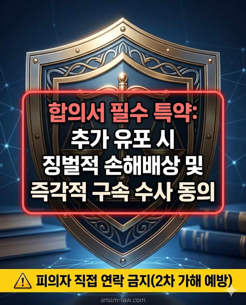 디지털 성범죄 합의서 작성 시 재유포 방지 필수 특약 조항 가이드