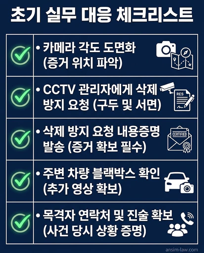 형사사건 피의자의 현장 물리적 조치 및 증거 수집 우선순위 실무 점검 체크리스트