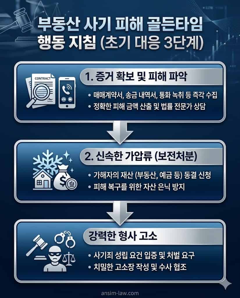 사기 피해 발생 시 골든타임을 사수하는 3단계 초기 대응 요령