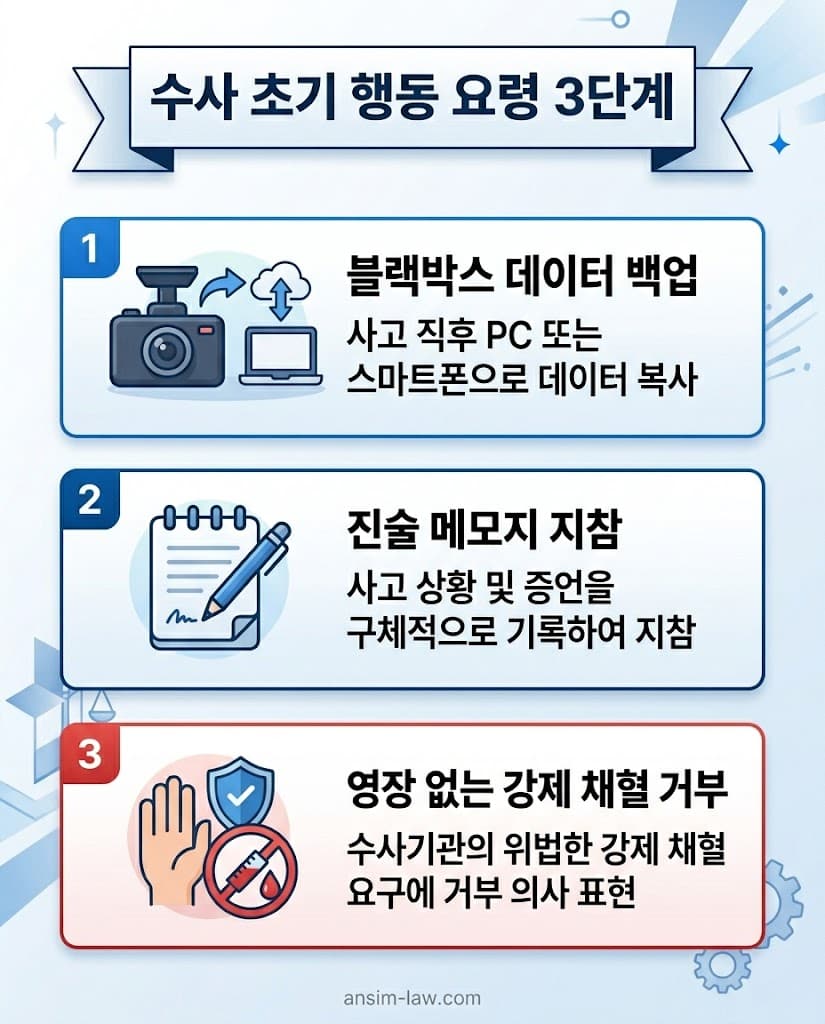 경찰 수사 초기 유도신문 대처 및 증거 확보 3단계 체크리스트