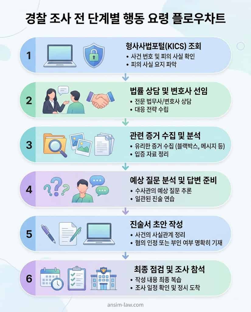 형사사법포털 사건 조회부터 진술서 초안 작성까지 단계별 경찰 조사 대응 요령