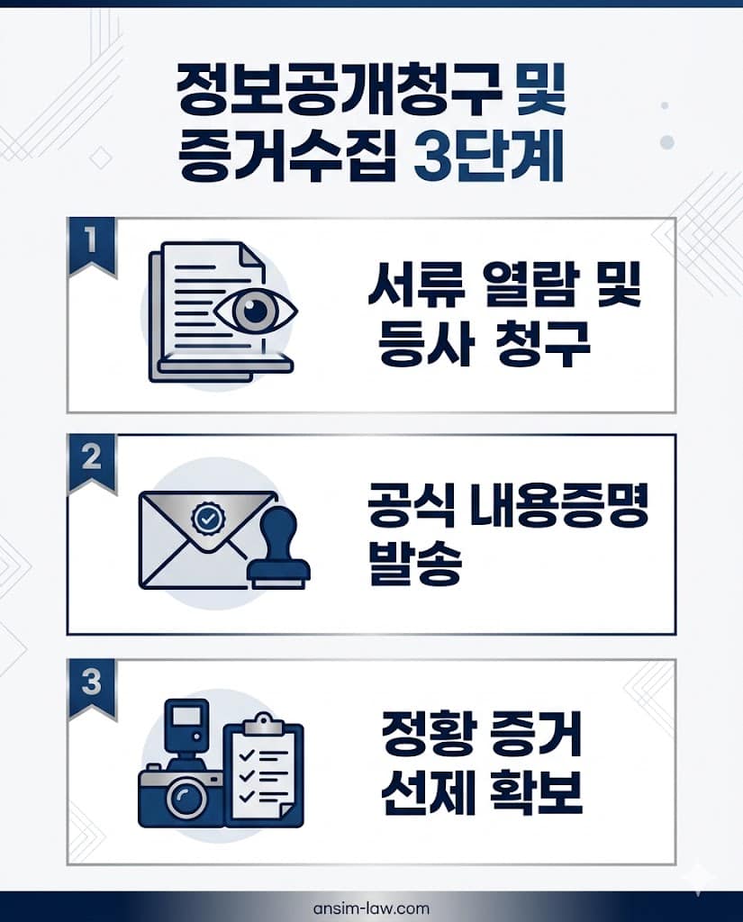 도시정비법에 따른 조합 서류 열람 및 정보공개청구 3단계 실무 행동 요령.