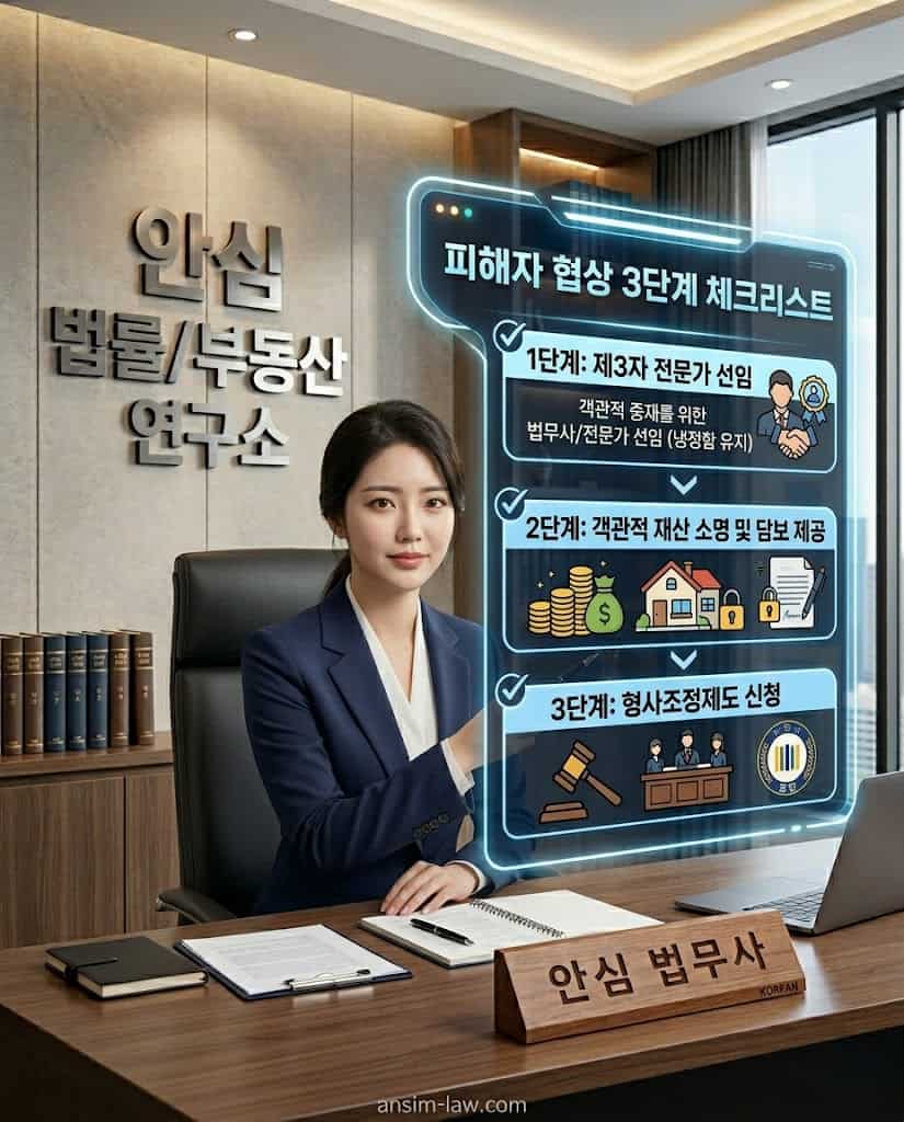 피해자 설득 및 형사조정제도 활용을 위한 단계별 합의 협상 체크리스트