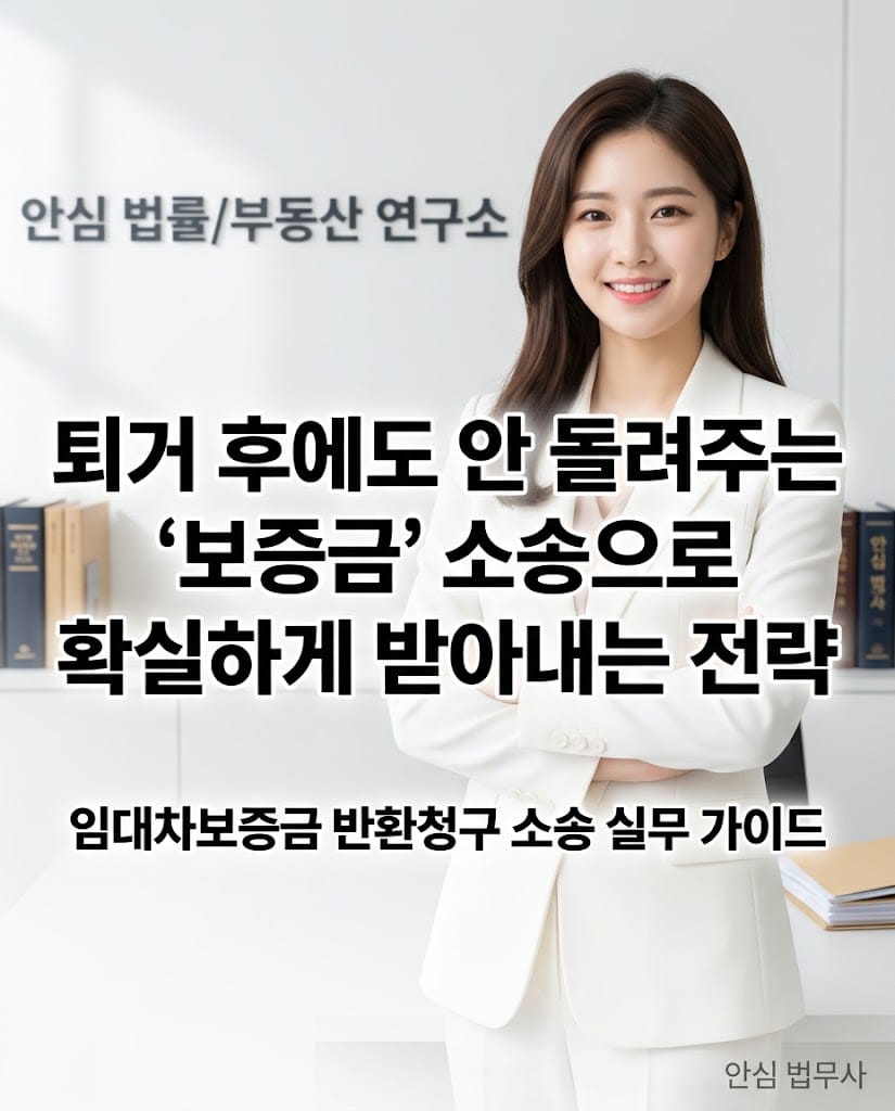 안심 법무사와 함께 퇴거 후 미반환 보증금을 확실하게 회수하는 소송 전략을 알아봅니다.