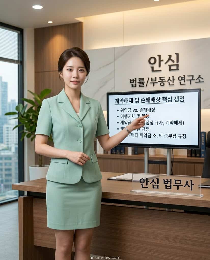 계약금 반환 및 손해배상 핵심 쟁점을 설명하는 안심 법무사