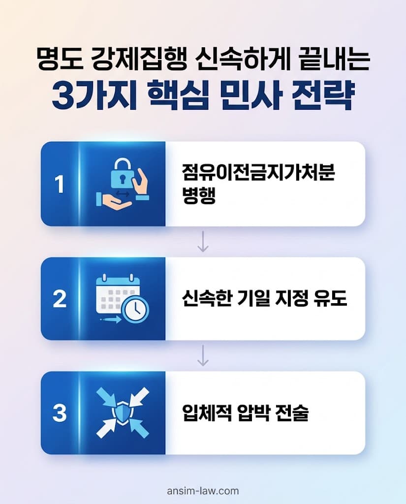 점유이전금지가처분 등 강제집행을 성공으로 이끄는 3가지 필수 전략